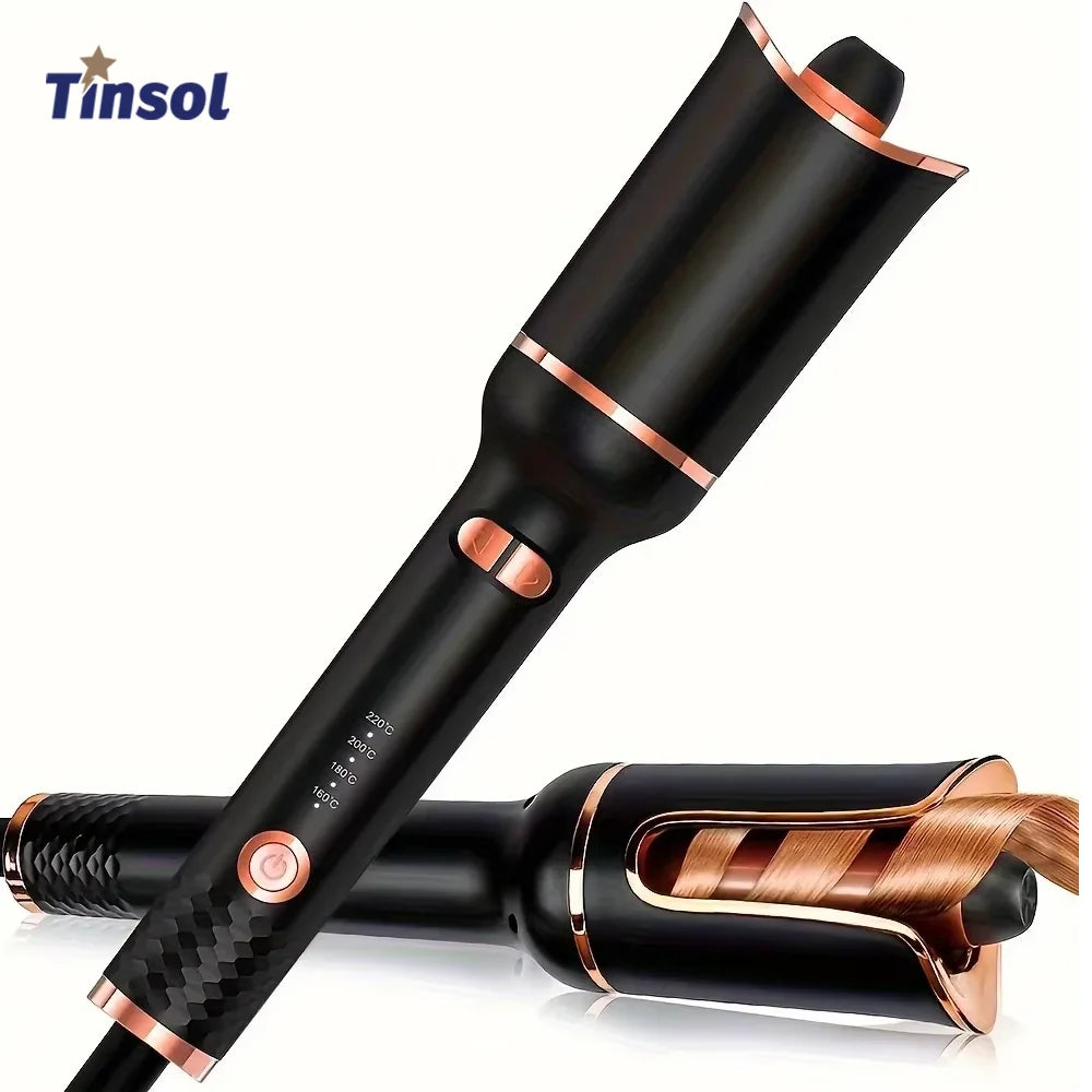 Iron Ceramic Automatic Rotating Hair Curler
