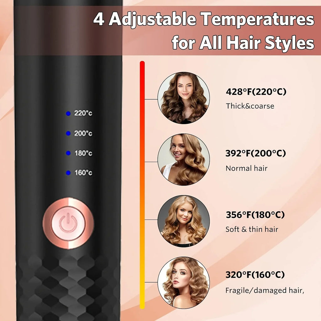Iron Ceramic Automatic Rotating Hair Curler
